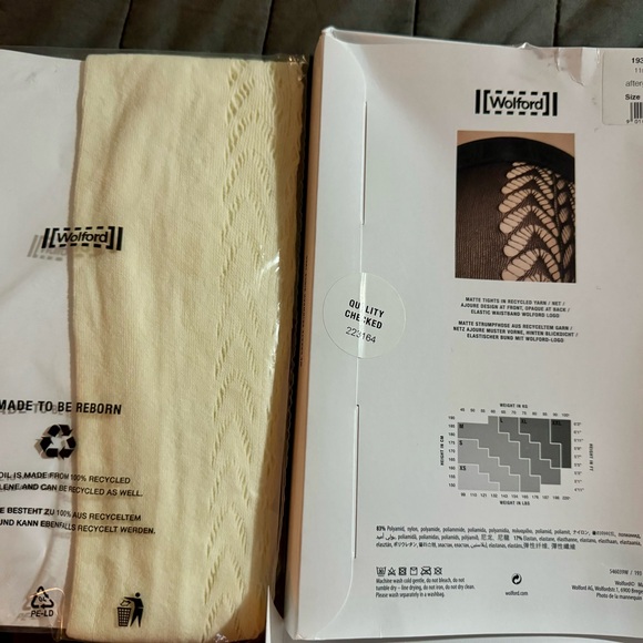 Wolford ❤️ Romance Net Tights ❤️ NWT - Picture 2 of 6